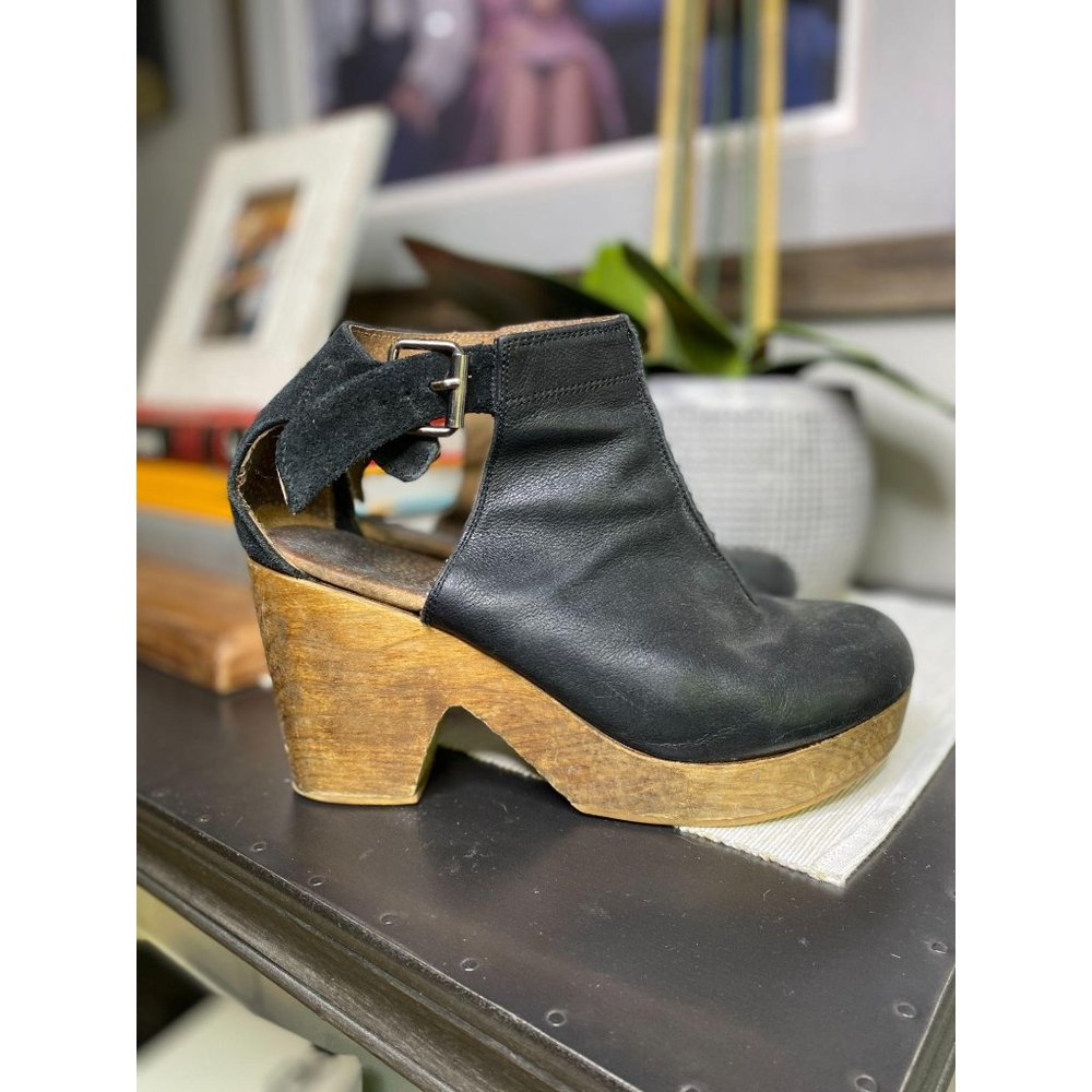 Free People Amber Orchard Clogs Black 39 - Picture 6 of 12
